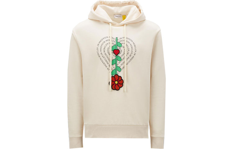 Moncler JW Anderson SS23 Logo Crochet Hoodie Unisex - Khaki. I109E8G00003M2682040 圖 2