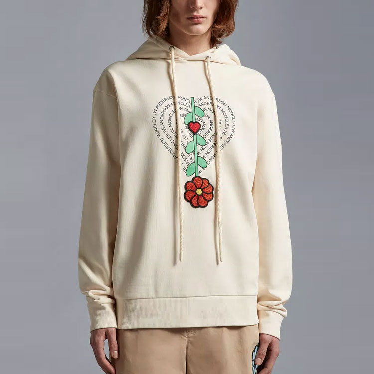 Moncler JW Anderson SS23 Logo Crochet Hoodie Unisex - Khaki. I109E8G00003M2682040 圖 3