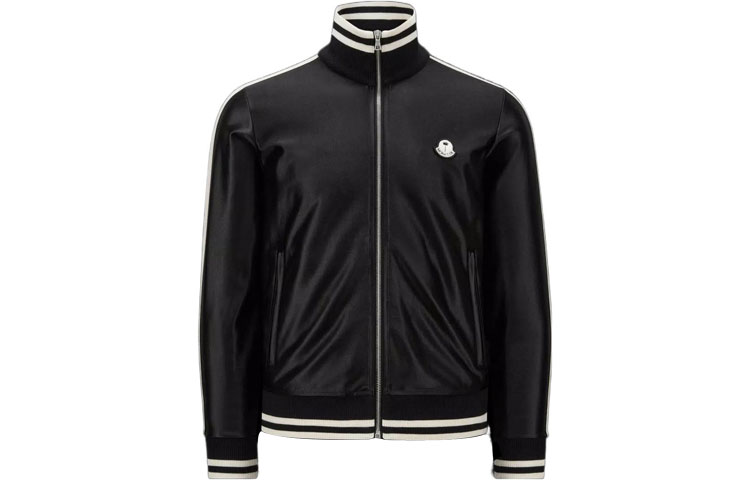 Moncler Palm Angels Waterproof Glossy Logo Zip Jacket Unisex Black H209L8G00002M2522999