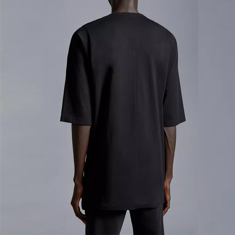 Purchase Moncler x RICK OWENS FW23 標誌印花黑色圓領T恤 男女適穿 I209N8C00001M3669999