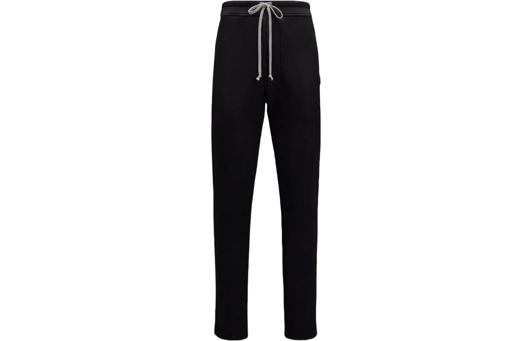 Moncler x RICK OWENS FW23 Loose Fit Drawstring Knit Joggers Unisex Black. I209N8H00002M3675999