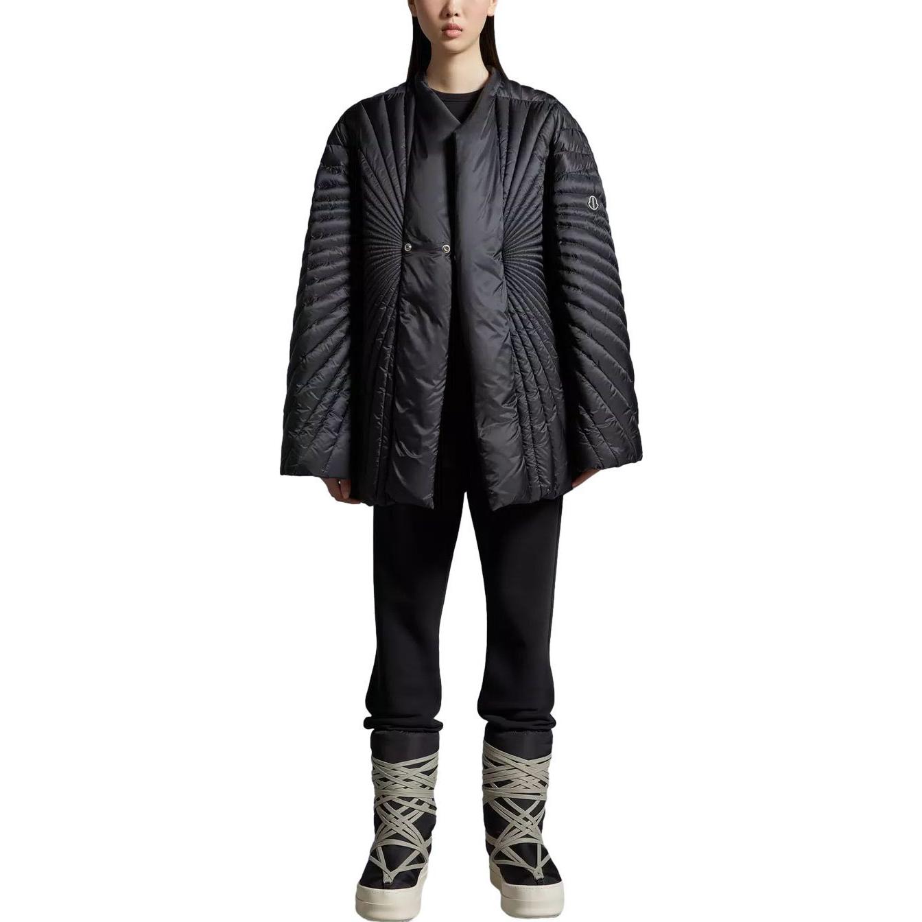 Lookbook Moncler x RICK OWENS FW23 Loose Fit Drawstring Knit Joggers Unisex Black. I209N8H00002M3675999