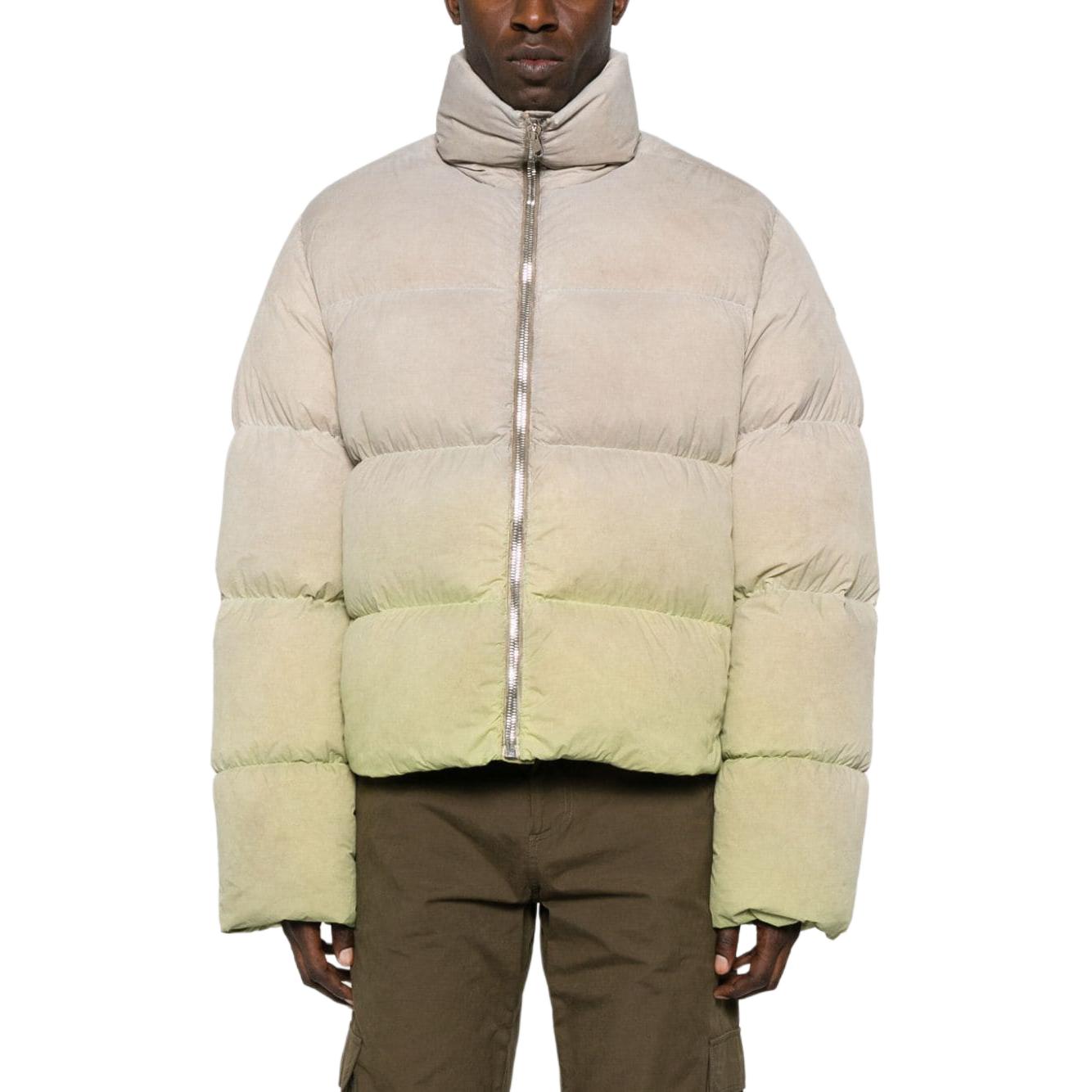 Moncler Rick Owens Solayan Cyclopic Acid Wash Turtleneck Puffer Jacket Sand. I209N1A00005M373428D 圖 4