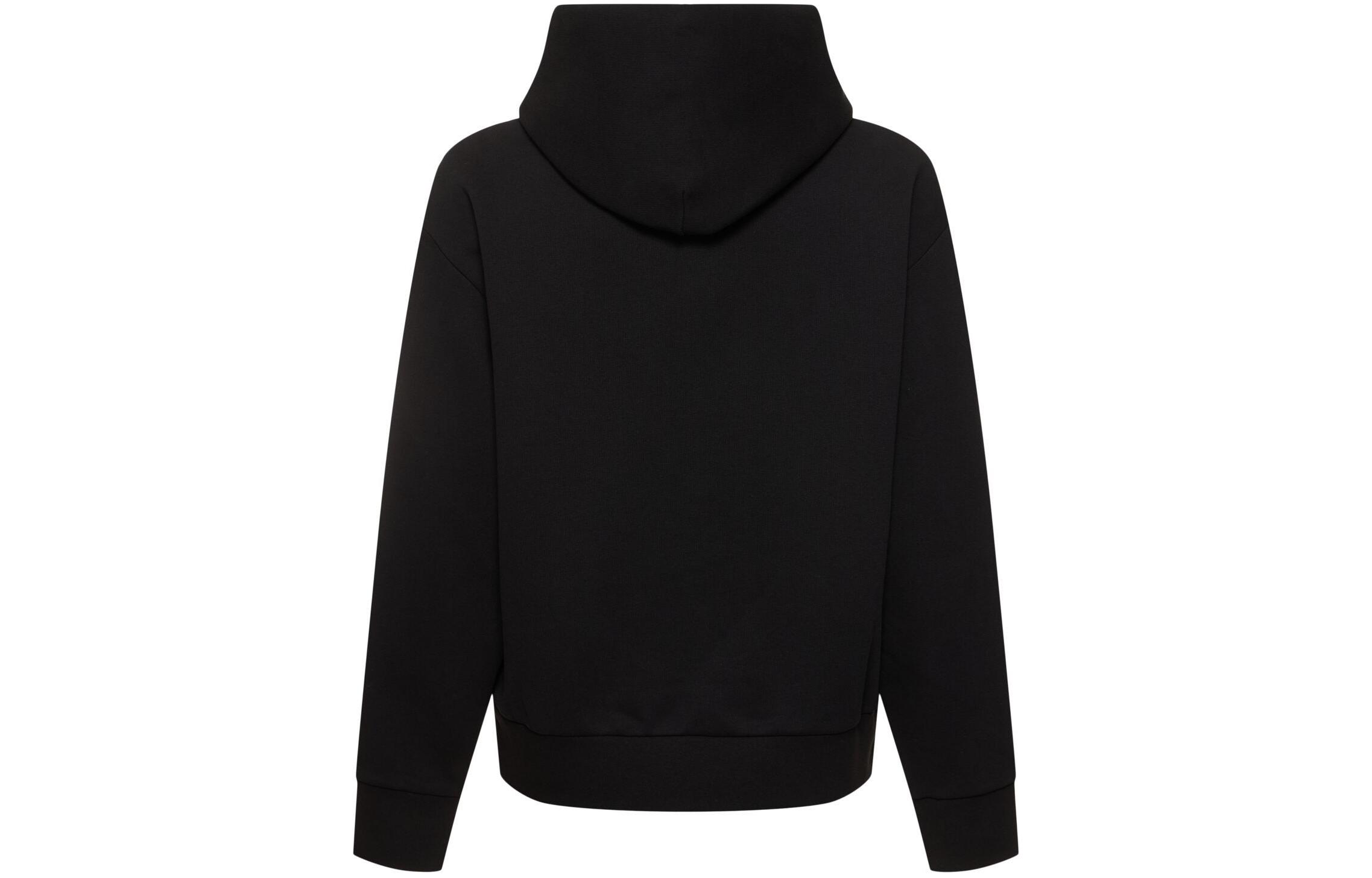 Lookbook Moncler x Roc Nation 2024春夏聯名黑色連帽衫 前印Logo 男女款 I209W8G00006809KX999