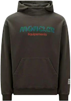 Moncler x Salehe Bembury Collab Retro Letter Print Hoodie Unisex Green I209D8G00002M3237833 Moncler x Salehe Bembury Collab Retro Letter Print Hoodie Unisex Green I209D8G00002M3237833