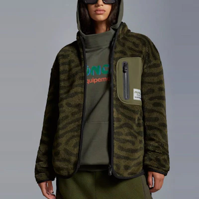 Moncler x Salehe Bembury FW23 斑馬綠色刷毛拉鍊外套 男女通用 I209D8G00004M3282833 Purchase Moncler x Salehe Bembury FW23 斑馬綠色刷毛拉鍊外套 男女通用 I209D8G00004M3282833