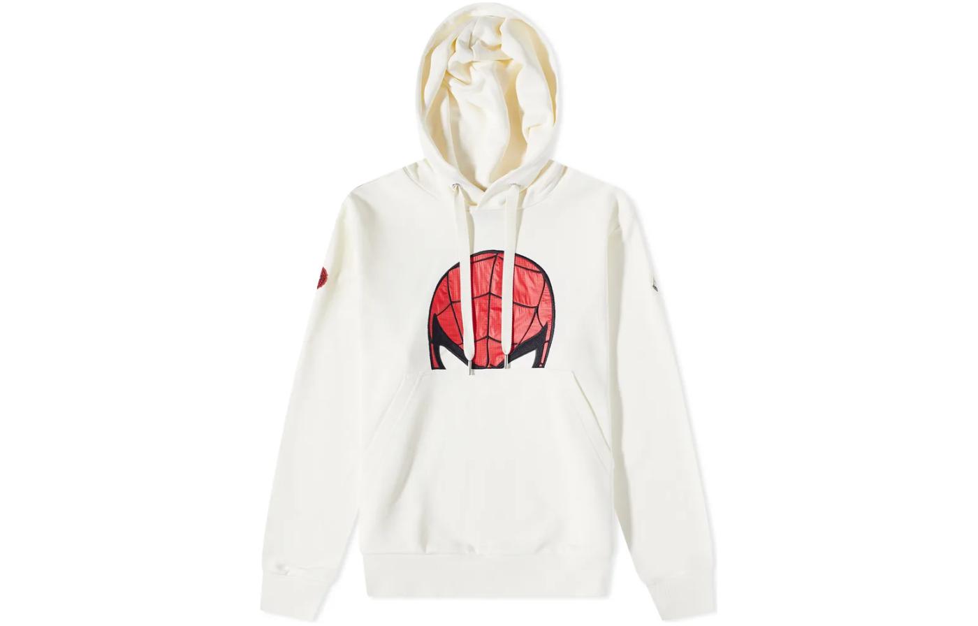 Moncler Spiderman Popover Hoodie FW22  Off-White Graphic Sweatshirt. 8G00005809KR032