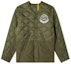 Buy Moncler x UNDEFEATED Green Quilted V-Neck Utility Jacket for Men 1B52410C0642833