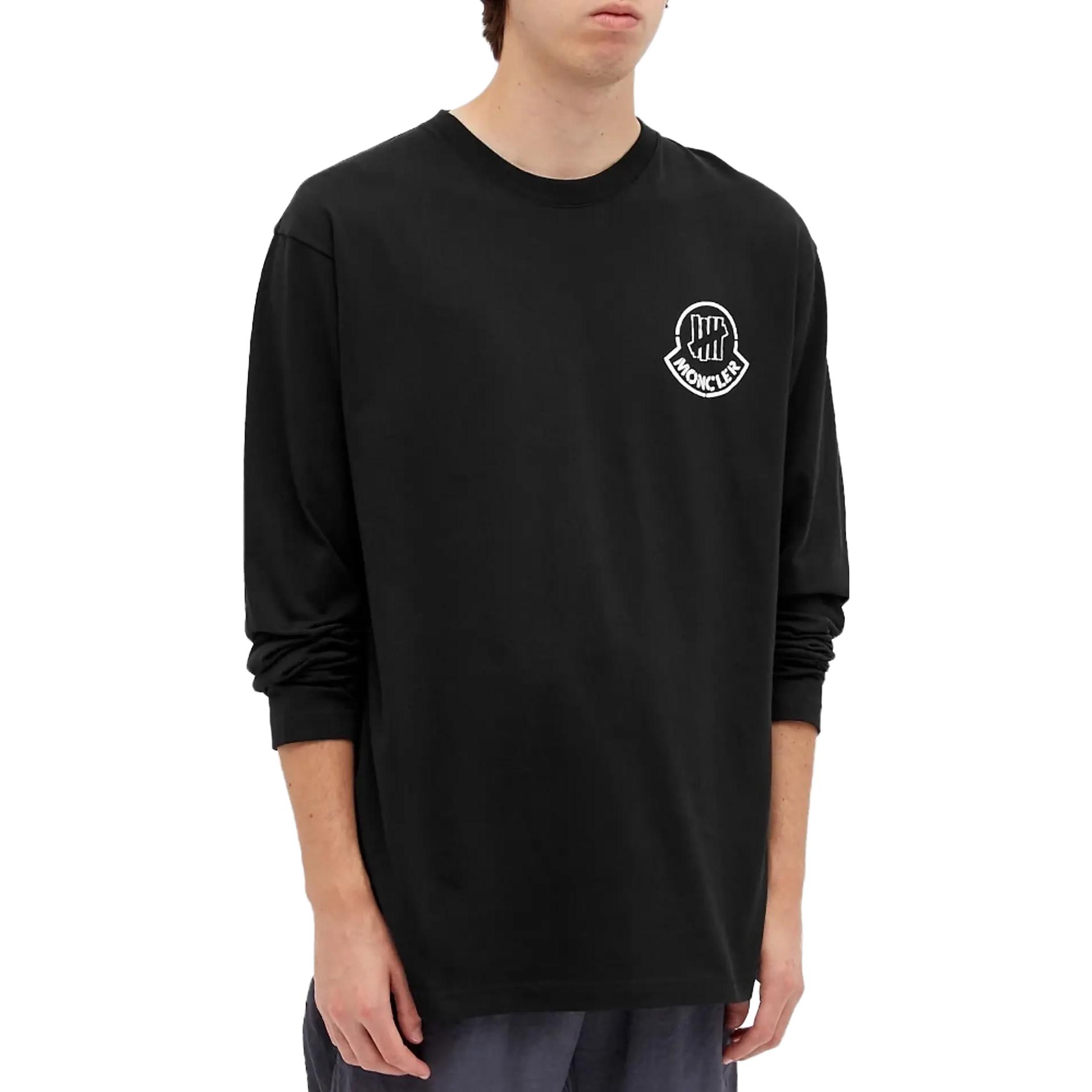Lookbook Moncler x UNDEFEATED Logo Baju Lengan Panjang Hitam F20928D70510V8189999