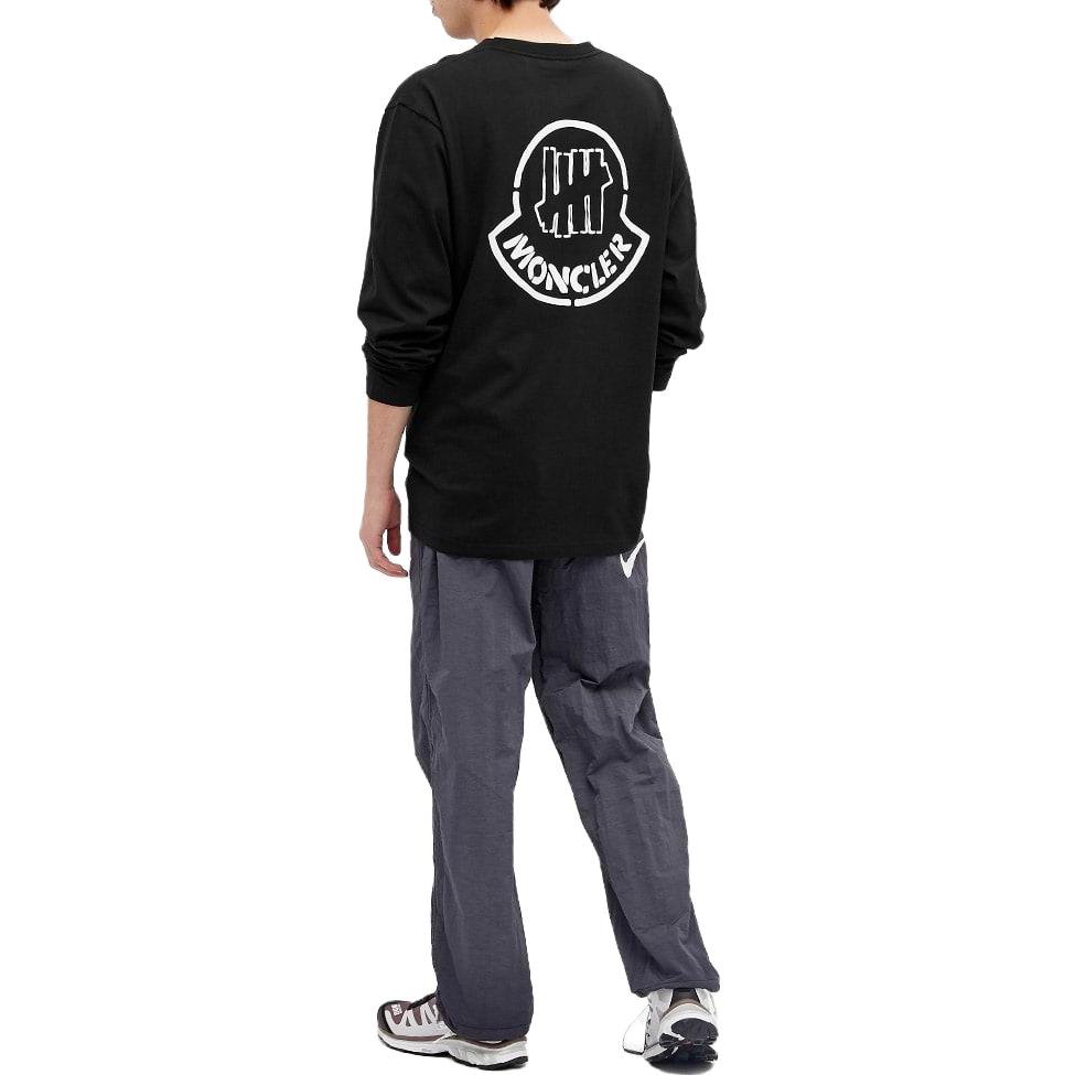 Purchase Moncler x UNDEFEATED Logo Baju Lengan Panjang Hitam F20928D70510V8189999