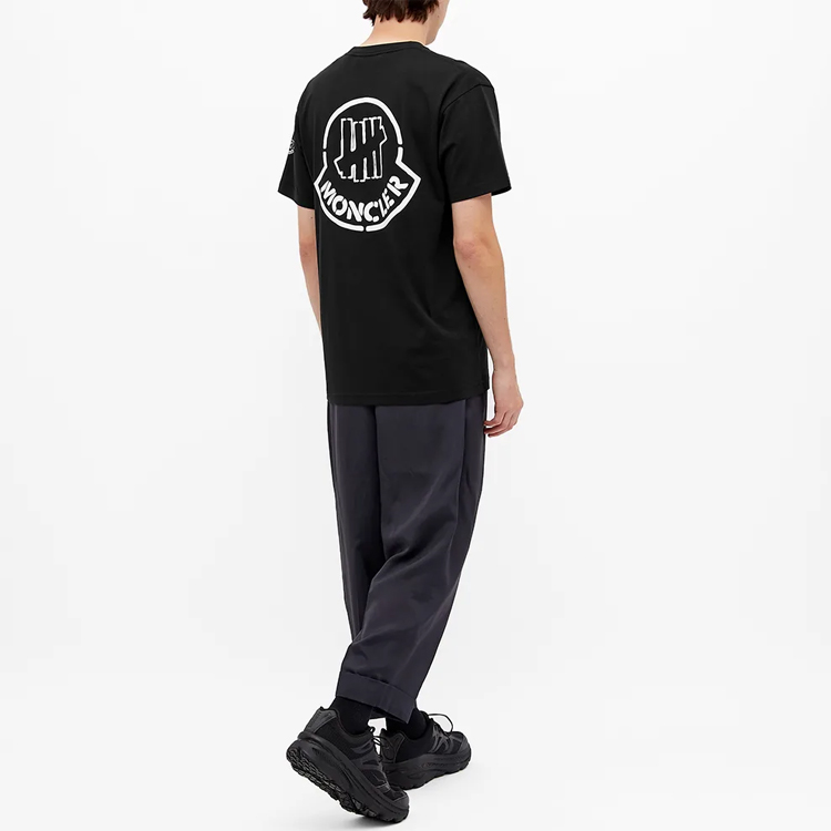 Purchase Moncler x UNDEFEATED 黑色印花標誌中性短袖T恤 F20928C71510V8189999