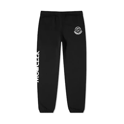 Moncler UNDFTD Logo Print Moisture-Wicking Knitted Sweatpants Black Unisex F20928H70210V8187999