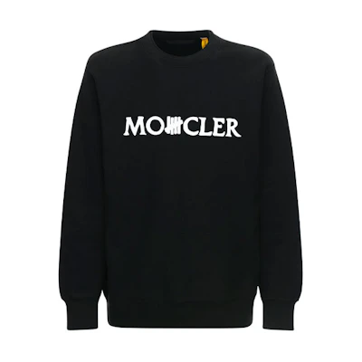 Moncler UNDFTD Mens Black Genius Logo Cotton Crewneck Sweatshirt Collaboration 0928G71810V8187999