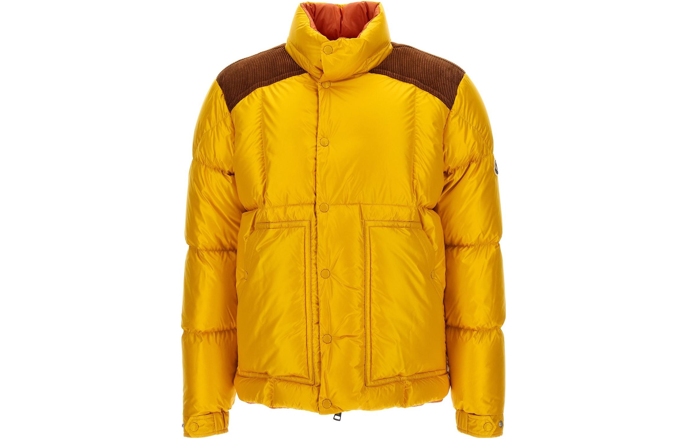 Moncler Yellow Puffer Jacket with Stand Collar and Zipper Closure 1A00127-595ZJ-109 圖 2