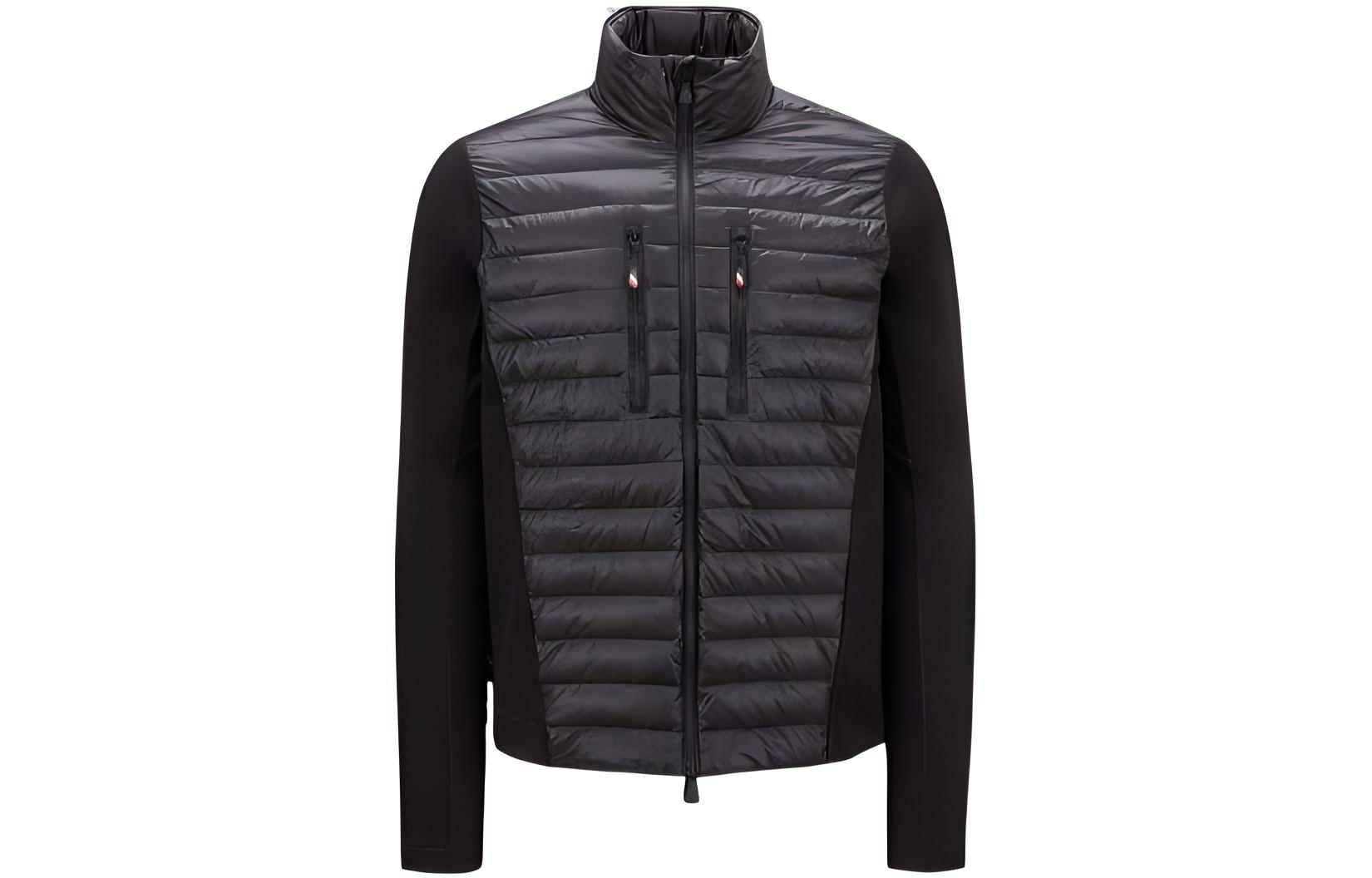 Moncler Zipped High-Neck Puffer Jacket Black I10978G00006829H7999