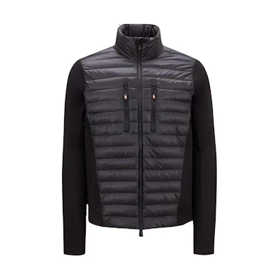 Moncler Zipped High-Neck Puffer Jacket Black I10978G00006829H7999
