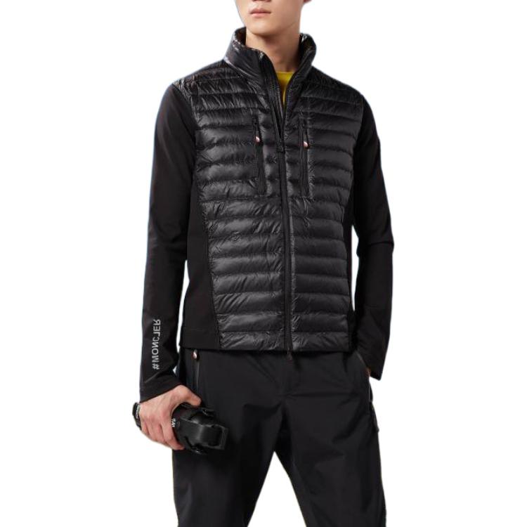 Moncler Zipped High-Neck Puffer Jacket Black I10978G00006829H7999 圖 5