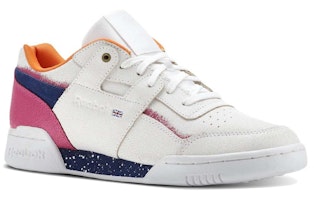 Montana Cans x Reebok Workout Plus 'Putih Ultramarine' CN6325 Lookbook Montana Cans x Reebok Workout Plus 'Putih Ultramarine' CN6325