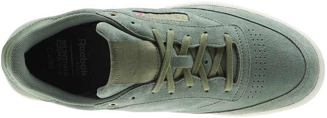 Reebok Club C 85 x Montana Cans 'Grey Green' CM9297 Purchase Reebok Club C 85 x Montana Cans 'Grey Green' CM9297