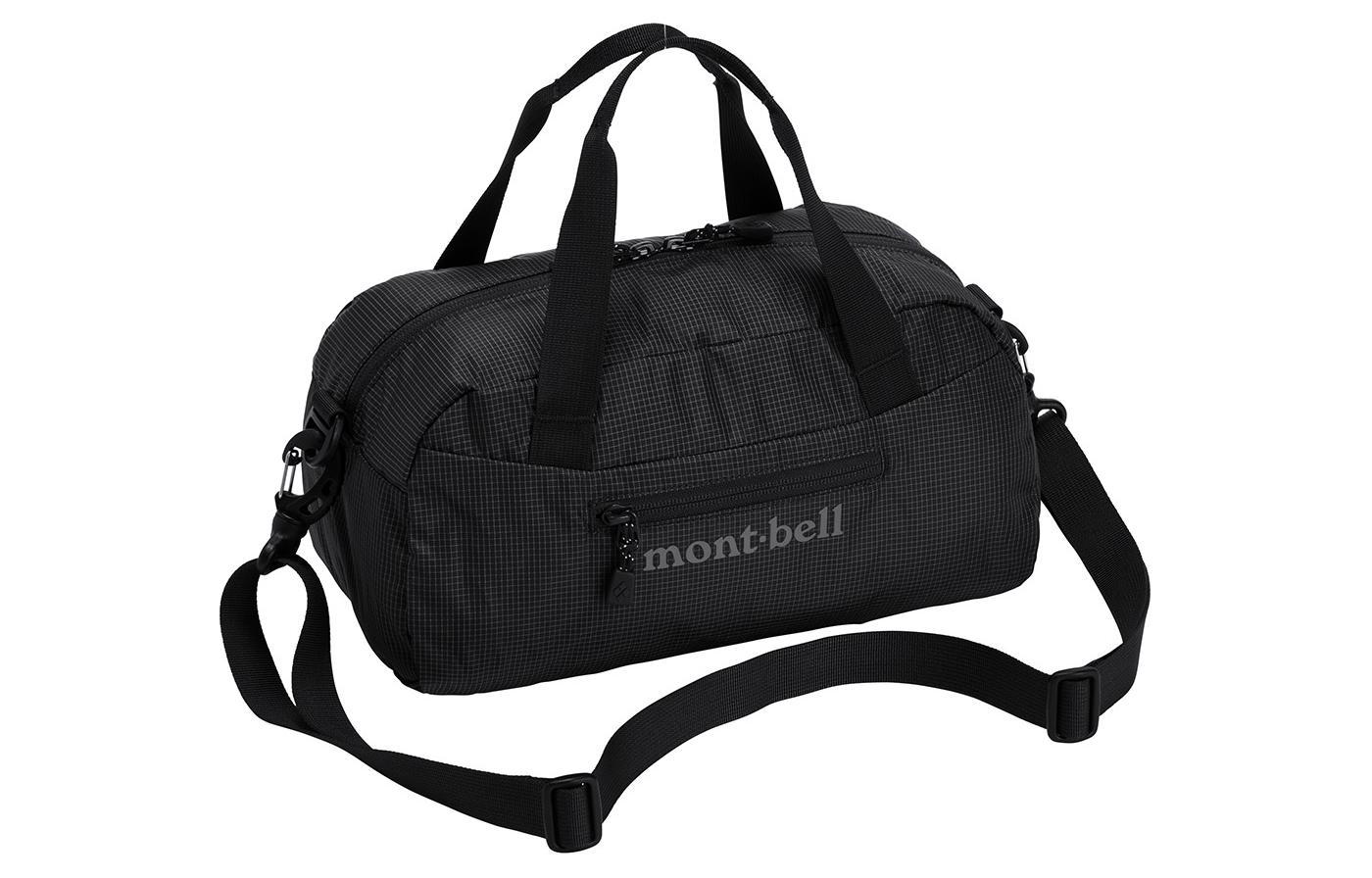 Montbell 5L Lightweight Nylon Travel Duffle Tote Bag Unisex Black 1133394-BK