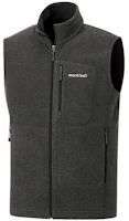 Montbell Lightweight Solid Color Zip-Up Vest 1114435 Montbell Lightweight Solid Color Zip-Up Vest 1114435