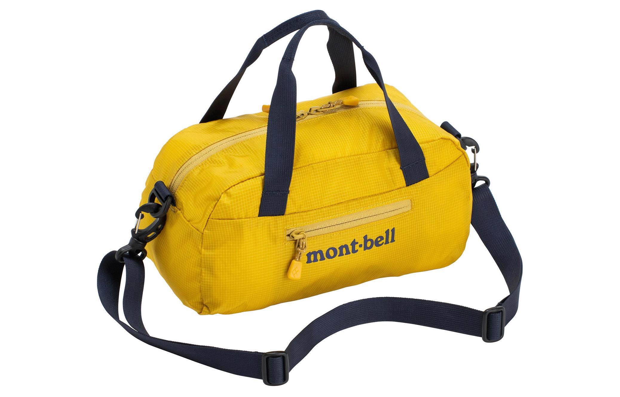 Montbell Lightweight Large Nylon Shoulder Tote Travel Bag Yellow (Unisex). 1133394-YL