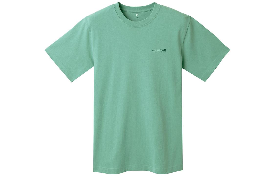Montbell Outdoor Casual Unisex T-Shirt with Animal Print Back Pattern. 2104740