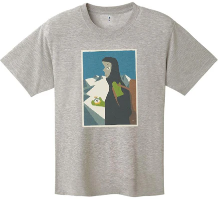 Montbell Unisex Outdoor Quick-Dry Graphic T-Shirt Grey. 1114706-LGY Buy Montbell Unisex Outdoor Quick-Dry Graphic T-Shirt Grey. 1114706-LGY