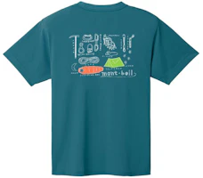 Montbell Vintage Print Quick-Dry Crewneck T-Shirt Unisex Outdoor Sports Tee 1114716 Montbell Vintage Print Quick-Dry Crewneck T-Shirt Unisex Outdoor Sports Tee 1114716