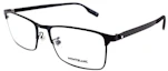 Buy Montblanc Alloy Kacamata Bingkai Optik Bisnis - Desain Logam Sederhana MB0187O-004-56