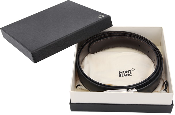 萬寶龍 黑色皮帶搭配不鏽鋼彎型扣,長度可調,寬3CM。 114412 Cheap 萬寶龍 黑色皮帶搭配不鏽鋼彎型扣,長度可調,寬3CM。 114412