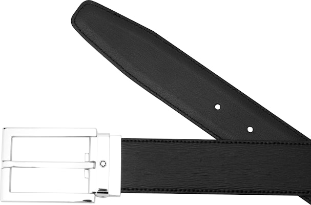 萬寶龍 黑色皮帶搭配鋼製針扣,寬度3.5公分。 114435 Purchase 萬寶龍 黑色皮帶搭配鋼製針扣,寬度3.5公分。 114435