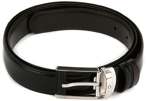 萬寶龍黑色緞面矩形針扣皮帶 3公分寬 38158 Lookbook 萬寶龍黑色緞面矩形針扣皮帶 3公分寬 38158