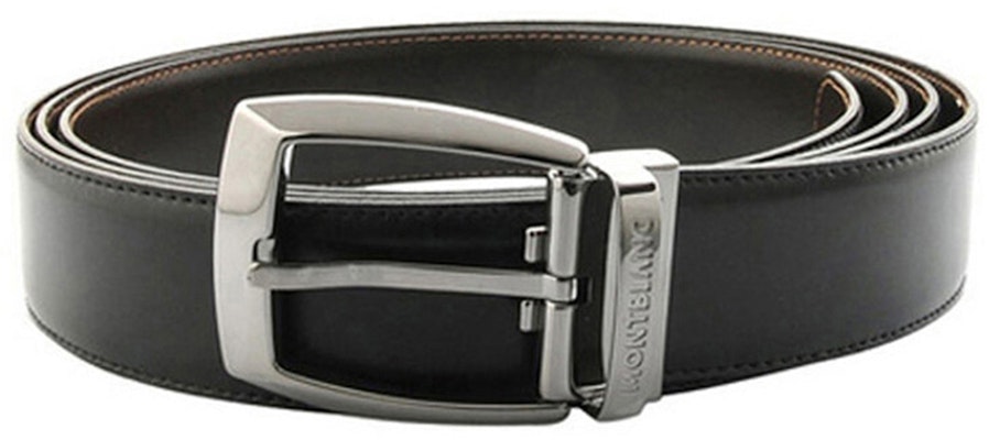 萬寶龍休閒黑色皮帶搭配針扣設計 - 3公分 103443 Lookbook 萬寶龍休閒黑色皮帶搭配針扣設計 - 3公分 103443