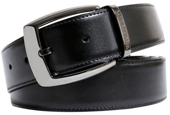 萬寶龍休閒黑色皮帶搭配針扣設計 - 3公分 103443 Shop 萬寶龍休閒黑色皮帶搭配針扣設計 - 3公分 103443