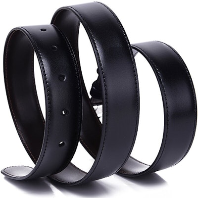 萬寶龍經典亮面黑色矩形皮帶 3公分 113273 Shop 萬寶龍經典亮面黑色矩形皮帶 3公分 113273