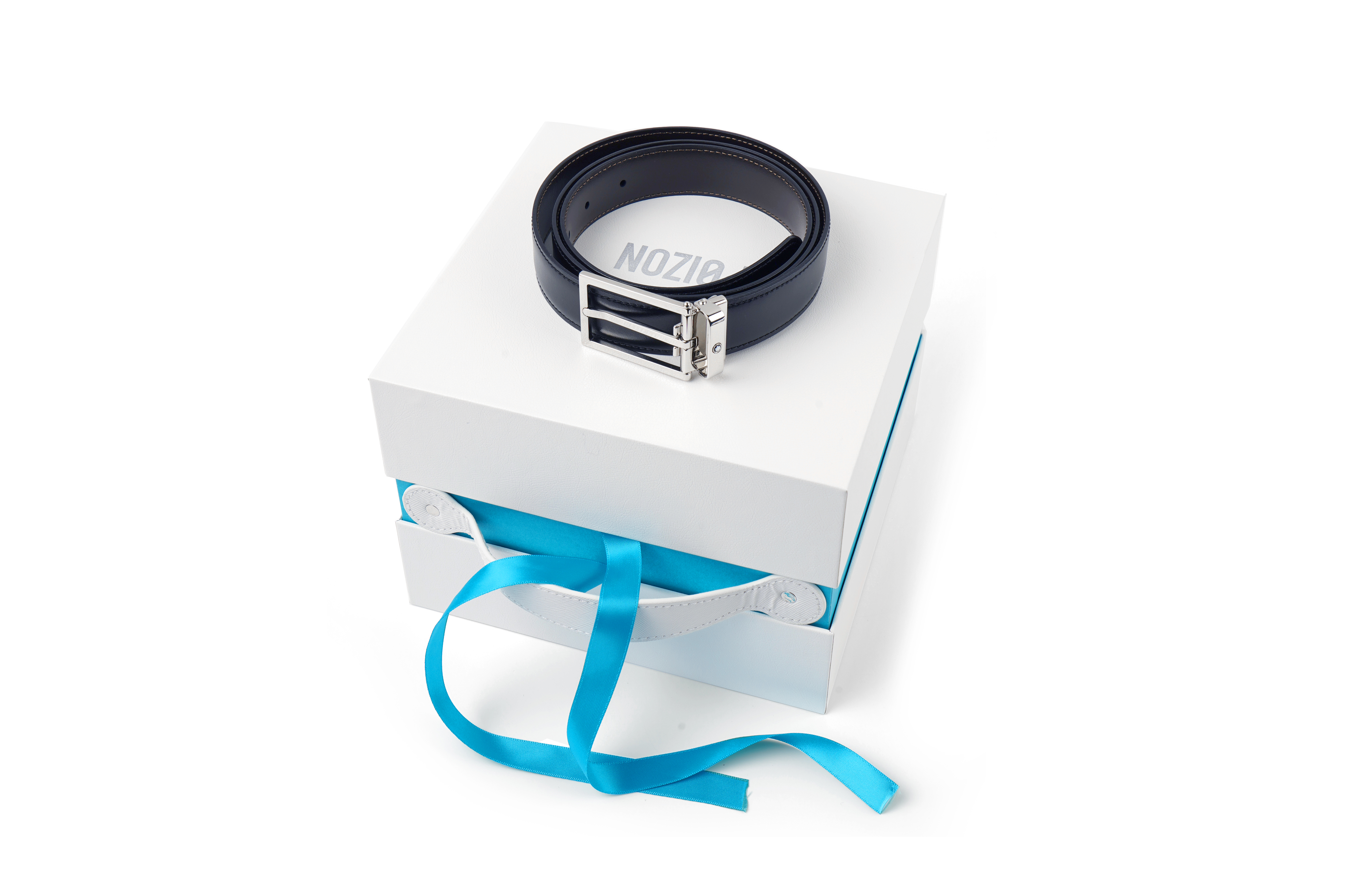 Details for 萬寶龍經典亮面黑色矩形皮帶 3公分 113273