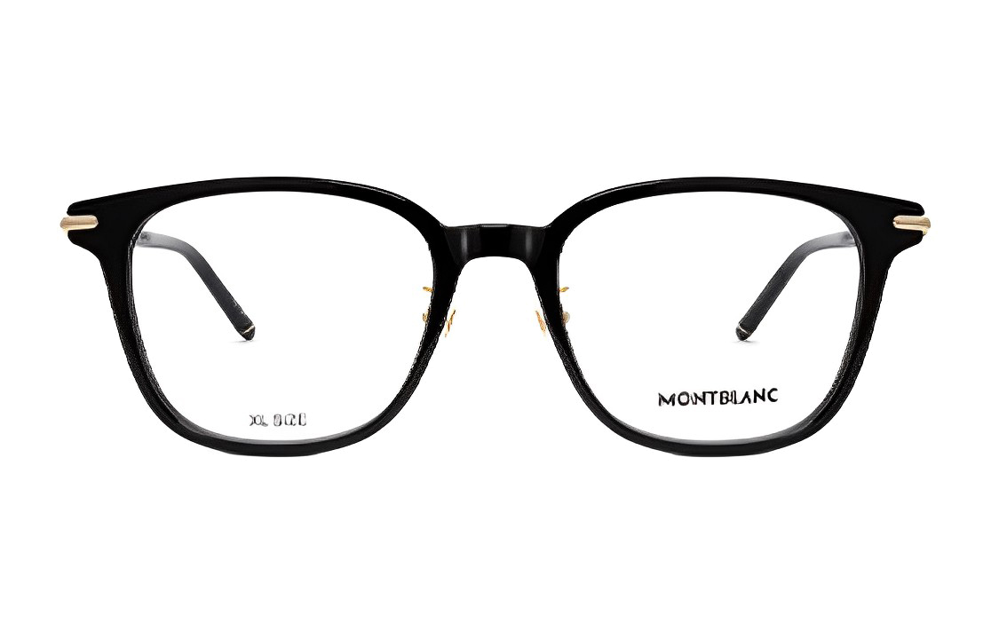 Lookbook MONTBLANC Bingkai Kacamata Optik Kotak Klasik - Stylish & Serbaguna MB0247OK-004