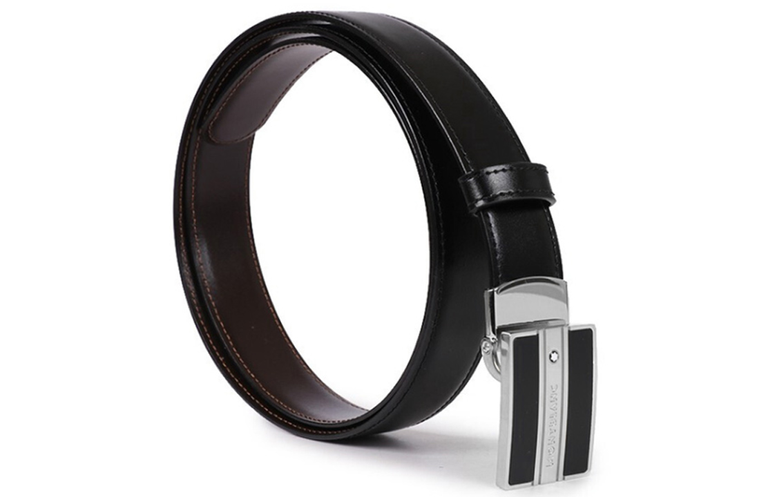 Montblanc  Leather Cardholder Gift Set with Black 3cm Wide Belt. MB129305 圖 4