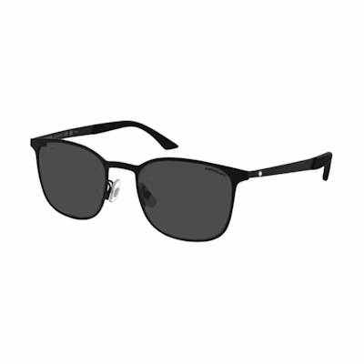 Montblanc Metal Irregular Sunglasses with Logo Accent - Multi-color. MB0331S