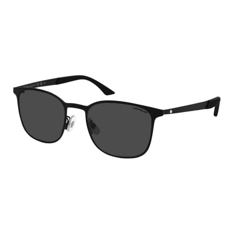 Montblanc  Metal Irregular Sunglasses with Logo Accent - Multi-color. MB0331S 圖 2
