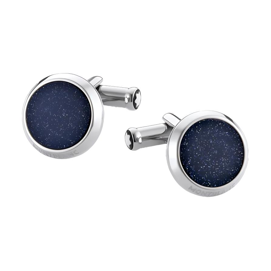 Montblanc  Metallic Cufflinks - Unique Luxury Design 112906