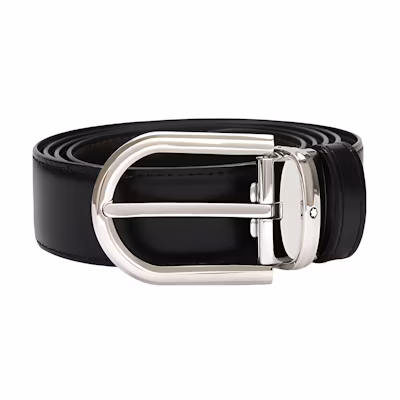 Montblanc Reversible Leather Belt 3cm Wide. 123890