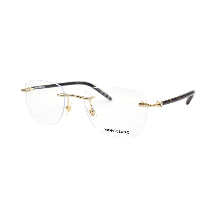 Montblanc  Rimless Metal Alloy Oval Optical Glasses Frame. MB0274O-004 圖 2
