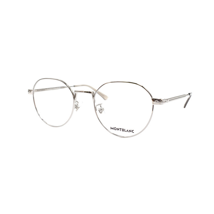 Montblanc  Round Alloy Optical Glasses with Letter Engraving & Polarized Temples. MB0310OA-003 圖 2