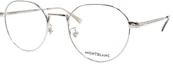 Order Montblanc Round Alloy Optical Glasses with Letter Engraving & Polarized Temples. MB0310OA-003