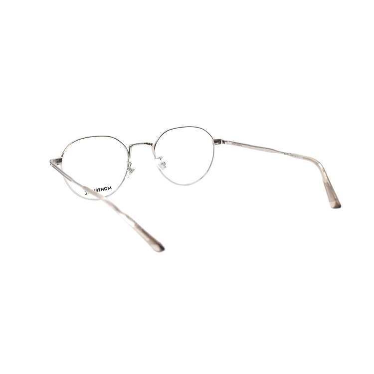 Montblanc  Round Alloy Optical Glasses with Letter Engraving & Polarized Temples. MB0310OA-003 圖 4