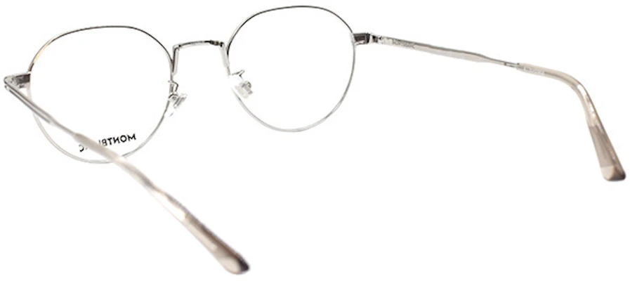 Montblanc Round Alloy Optical Glasses with Letter Engraving & Polarized Temples. MB0310OA-003 Shop Montblanc Round Alloy Optical Glasses with Letter Engraving & Polarized Temples. MB0310OA-003