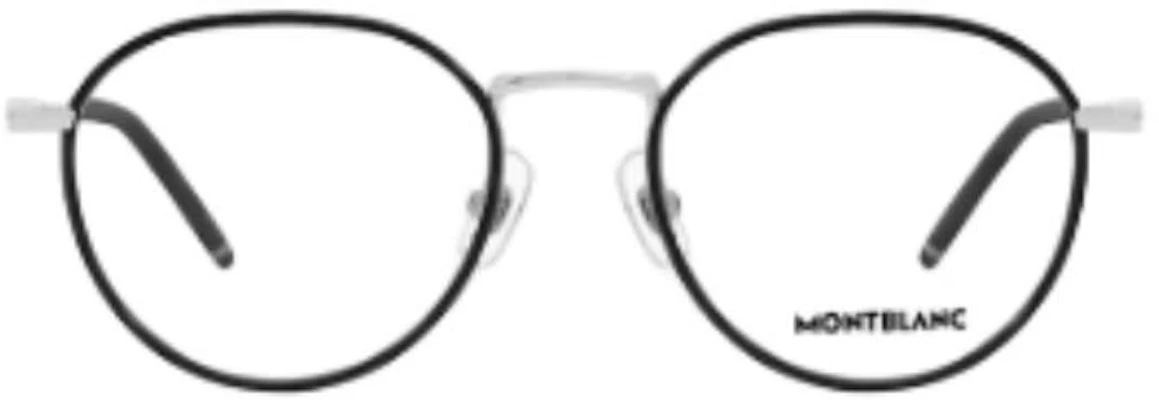 Montblanc Round Black Metal Optical Glasses with Logo Temples. MB0342OA Lookbook Montblanc Round Black Metal Optical Glasses with Logo Temples. MB0342OA
