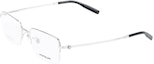 Buy MONTBLANC Kacamata Optik Persegi Titanium Semi-Rimless Silver MB0313OA-001